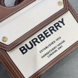 バーバリーバッグBURBERRY 2023新作 上質なキャンバスバッグ