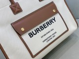 バーバリーバッグBURBERRY 2023 新作 高品質キャンバス フレイア トートバッグ