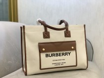 バーバリーバッグBURBERRY 2023 新作 高品質キャンバス フレイア トートバッグ
