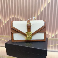 バーバリーバッグBURBERRY 2023新作 キャンバス 配色 エンベロープチェーンバッグ