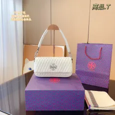 トリーバーチバッグTORY BURCH 2023新作 プリーツ脇下メッセンジャーバッグ