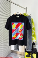 グッチ服GUCCI 2023新作 ラビットプリント ロゴ 半袖Tシャツ