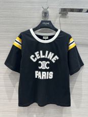 セリーヌ服CELINE 2023新作ロゴ クロップドTシャツ
