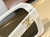 セリーヌサングラスCELINE 2023新作 ミルキーホワイト メガネ