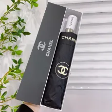 シャネル傘CHANEL 2023年新作 カラーマッチング エアクラフト 自動巻き 折りたたみ傘