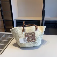 ロエベバッグLOEWE 2023年新作 ベジタブルバスケット付きストローバッグ