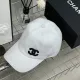 シャネル帽子CHANEL 2023 新作 パール ダブル C ベースボール キャップ