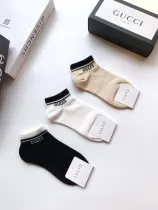 グッチ靴下GUCCI 2023新作 レターロゴ コットン ソックス