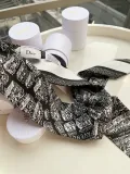 ディオールマフラーDIOR 2023新作 ビル二層ヘアタイ
