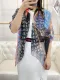 ルイヴィトンマフラーLOUIS VUITTON 2023年新作ハイエンドShun Qiaoシルクスカーフ