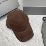 バレンシアガ帽子BALENCIAGA 2023新作 レター刺繍 ロゴ ダックタン ベースボールキャップ
