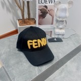 フェンディ帽子FENDI 2023新作刺繍ベースボールキャップ