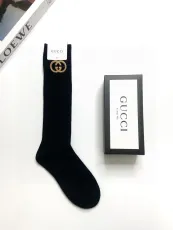 グッチ靴下GUCCI 2023新作 ダブルG レターロゴ ピュアコットン ロングレッグ ソックス