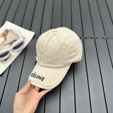 セリーヌ帽子CELINE 2023年新作ロゴベースボールキャップ