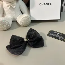 シャネルカチューシャCHANEL 2023年新作 ちょう結び 中古金具 かんざし