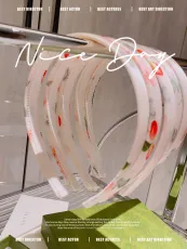 グッチカチューシャGUCCI 2023新作 シルクフラワー カチューシャ