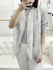 シャネルマフラーCHANEL 2023年新作ハイエンドShun Qiaoシルクスカーフ