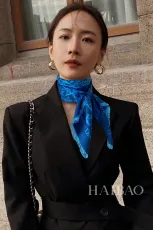 ディオールマフラーDIOR 2023新作 花鳥プリント シルク スクエアスカーフ