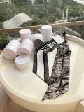 ディオールマフラーDIOR 2023新作 ビル二層ヘアタイ