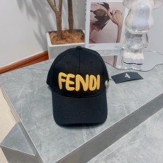 フェンディ帽子FENDI 2023新作刺繍ベースボールキャップ