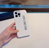 バレンシアガiPhoneケースBALENCIAGA 2023新作 レザー テクスチャー ハーフパック オイルエッジ 携帯ケース
