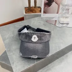 モンクレール帽子MONCLER 2023 新作 デニム ウォッシュ 水で古びた空のシルクハットを作る