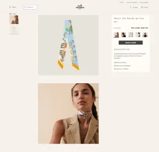 エルメスマフラーHERMES 2023新作 フローティングリボン