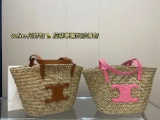セリーヌバッグCELINE 2023新作 ウーブン トートバッグ