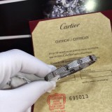 カルティエブレスレットCARTIER 2023新作 ダイヤが3連 ダイヤがいっぱいのカップルブレスレット