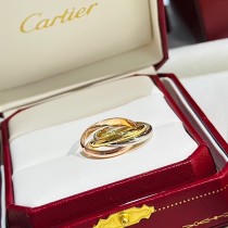 カルティエ指輪CARTIER 2023新作 スリーインワン スリーリング 色分け 電気メッキ リング