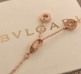 ブルガリネックレスBVLGARI 2023新作 全面ダイヤ 扇形のスモールスカートネックレス