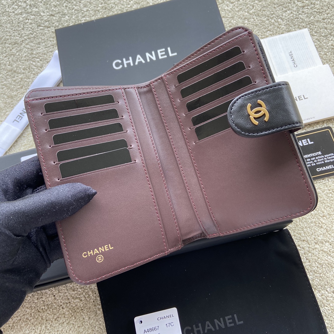 シャネル財布CHANEL 2023 新品 高品質 A48667 財布