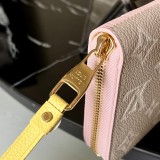 ルイヴィトン財布LOUIS VUITTON 2023 新品 高品質 M81279 ピンク レディース ジッパーウォレット