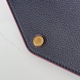 ルイヴィトン財布LOUIS VUITTON 2023 新品 高品質 M61182 ブルー エンベロープ ウォレット