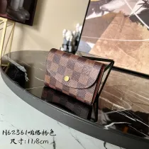 ルイヴィトン財布LOUIS VUITTON 2023年新作 高品質 M62361 ブラウン ピンク エンベロープ 小銭入れ