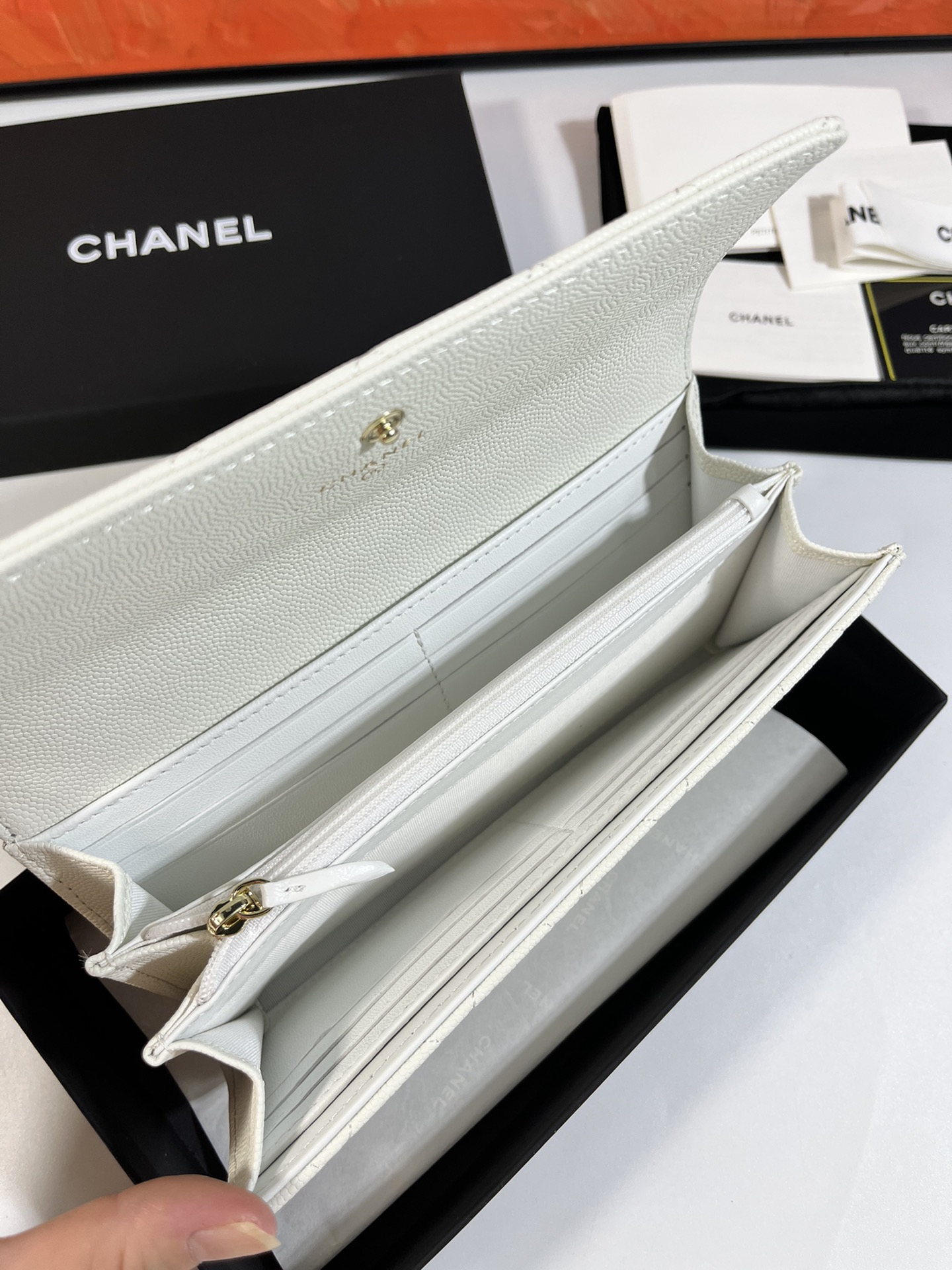 シャネル財布CHANEL 2023年新作 高品質 Ap2740B ジッパー ロング クリップ ウォレット