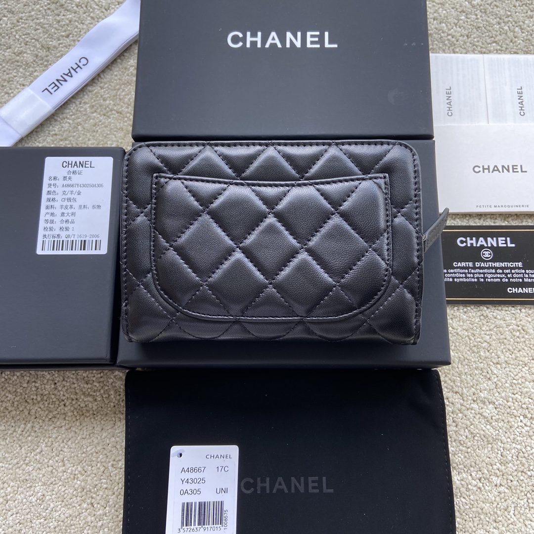 シャネル財布CHANEL 2023 新品 高品質 A48667 財布