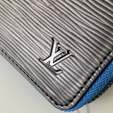 ルイヴィトン財布LOUIS VUITTON 2023 新品 高品質 M80789 ブラック ウォーターリップル メンズ ジッパーバッグ