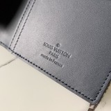 ルイヴィトン財布LOUIS VUITTON 2023年新作 高品質 M58192 ブルー ライチ柄 スーツクリップ
