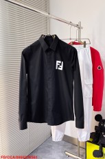 フェンディ服FENDI 2023新作 メンズ オリジナル シングル カジュアル 長袖シャツ
