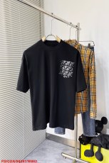 フェンディ服FENDI 2023 新レターロゴ ラウンドネック Tシャツ
