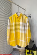 バーバリー服BURBERRY 2023新色チェック柄シャツ