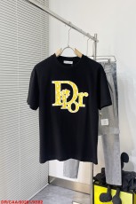 ディオール服DIOR 2023 新作 ロゴ ロゴ カップル 半袖 Tシャツ