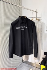 ジバンシィ服GIVENCHY 2023新作ロゴプリントルーズ長袖シャツ