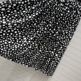 ルイヴィトン服LOUIS VUITTON 2023年新作 草間彌生連名 レトロ水玉レザー ウエスト丈スカート