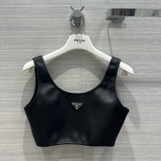 プラダ服PRADA 2023 新作 ラムスキン ベスト