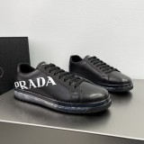プラダ靴PRADA 2023新作エアクッションレザースポーツレジャー白靴