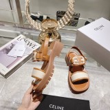 セリーヌ靴CELINE 2023新作 プラットフォームサンダル