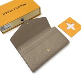 ルイヴィトン財布LOUIS VUITTON 2023年新作 高品質 M68708 グレー エンベロープ長財布
