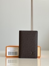 ルイヴィトン財布LOUIS VUITTON 2023年新作 高品質 M81551 ブラウン クロス柄 ポケット財布